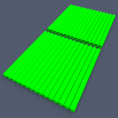 AstroLogix Green Tubes (30 pieces)